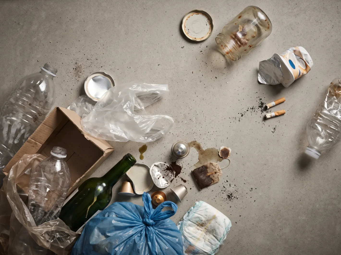 Das ist kein Bioabfall und darf nicht in die Bioabfallsammlung